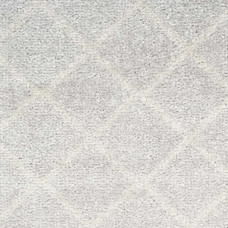 Kirklands Home Gray and Ivory Moroccan Trellis Area Rug, 3x5 Sale