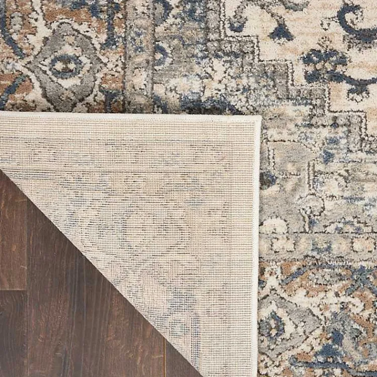 Kirklands Home and Ivory Nadia Medallion Area Rug, 4x6 Gray Online