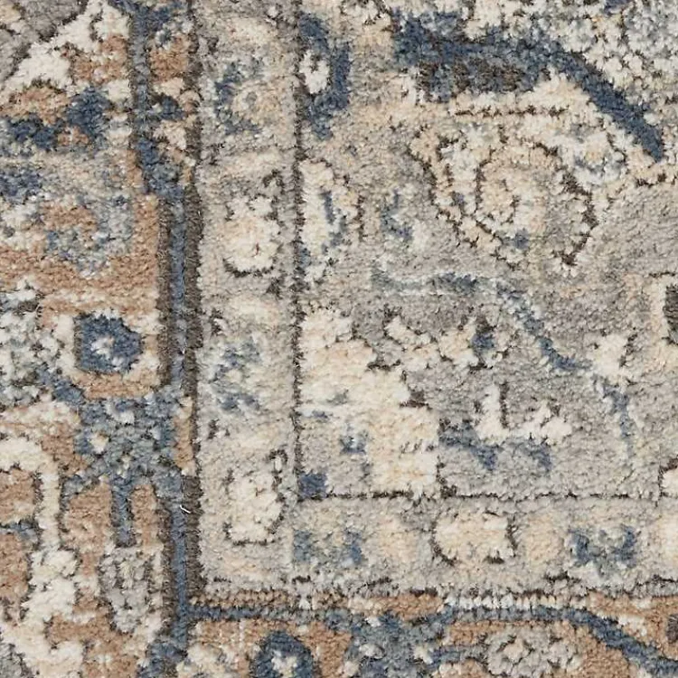 Kirklands Home and Ivory Nadia Medallion Area Rug, 5x7 Gray Sale