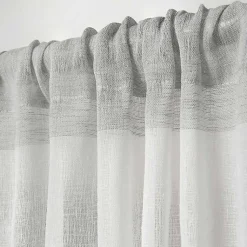 Kirklands Home Becky Curtain Panel Set, 96 in. Gray Outlet