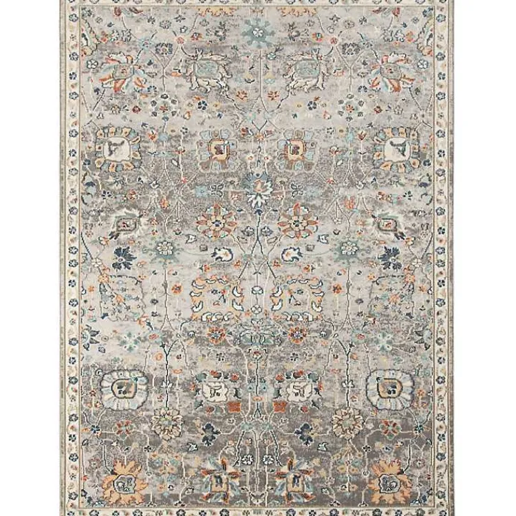 Kirklands Home Bohemian Area Rug, 5x7 Gray Best