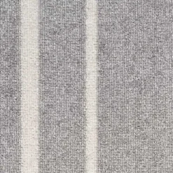 Kirklands Home Bordered Indoor/Outdoor Area Rug, 5x7 Gray New