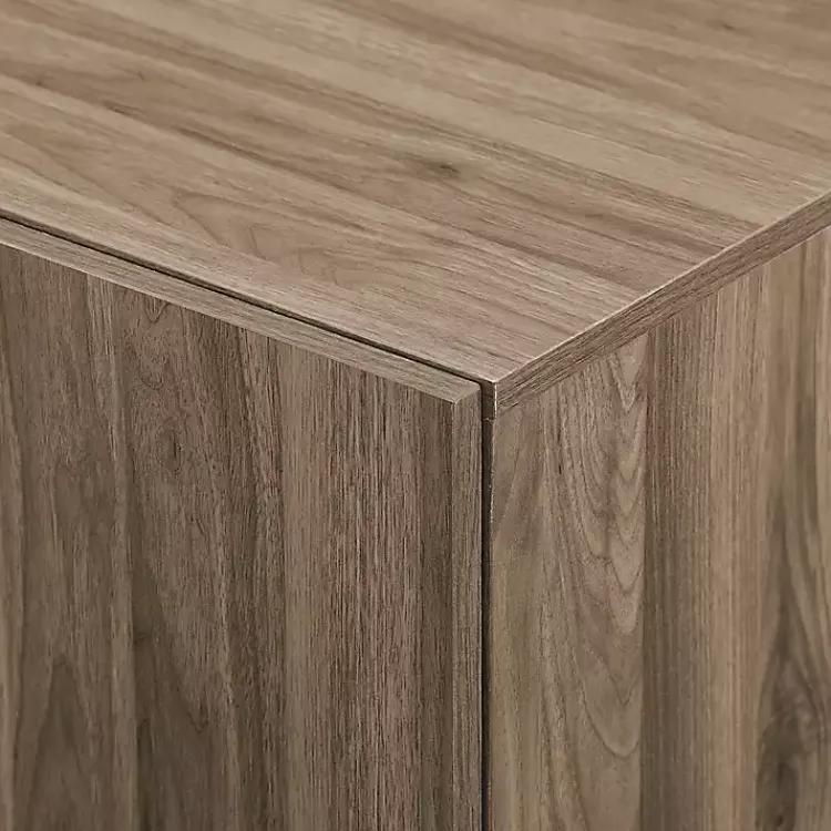 Kirklands Home Gray Brown Modern 2-Door Sideboard Hot
