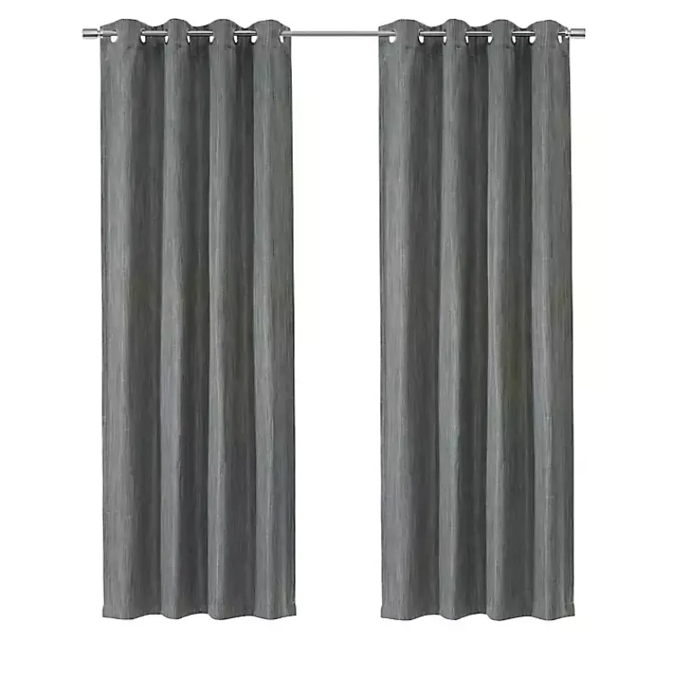 Kirklands Home Bryson Textured Curtain Panel, 95 in. Gray Best