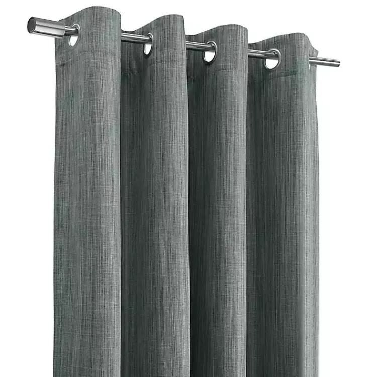 Kirklands Home Bryson Textured Curtain Panel, 95 in. Gray Best
