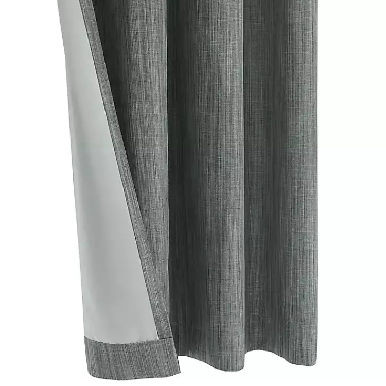 Kirklands Home Bryson Textured Curtain Panel, 95 in. Gray Best