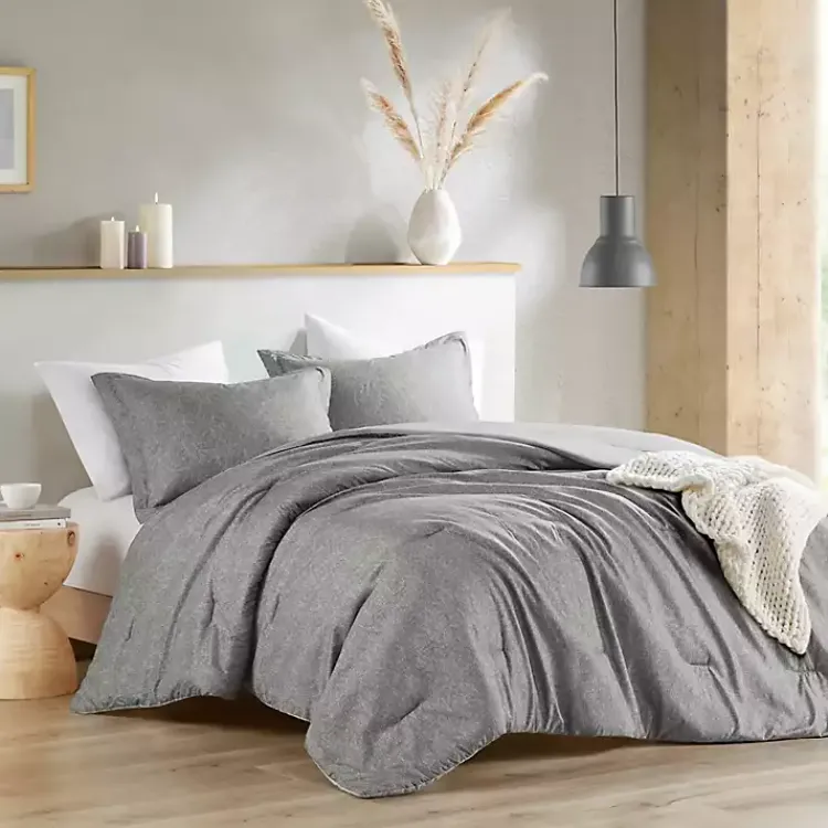 Kirklands Home Chambray 3-pc. King Comforter Set Gray