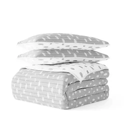 Kirklands Home Gray Dotted Reversible 2-pc. Twin Quilt Set Best
