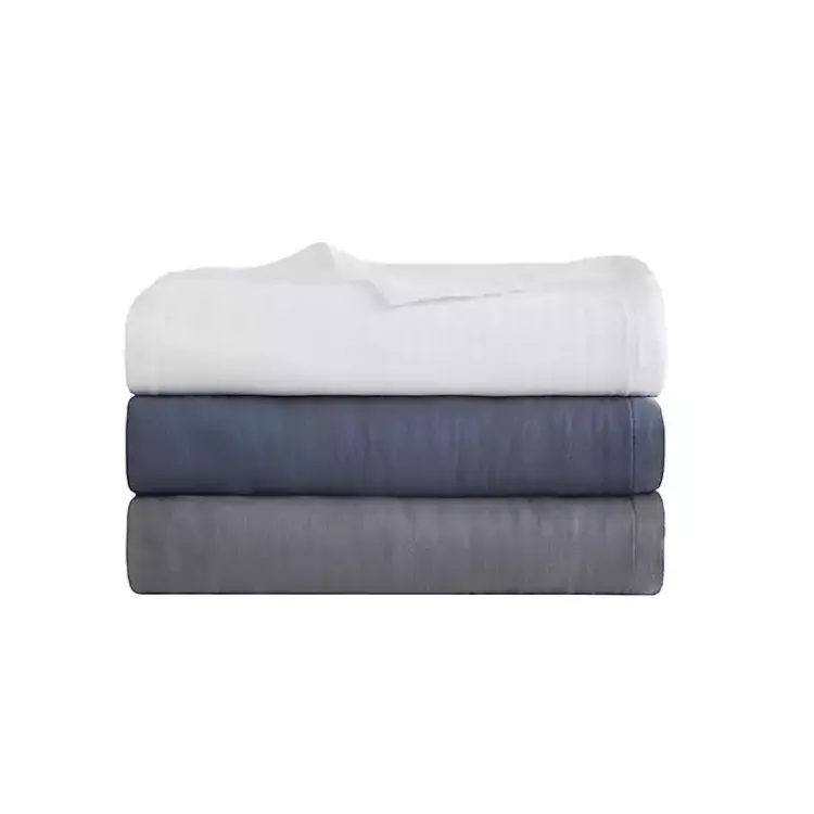 Blankets & Throws>Kirklands Home Full/Queen Lightweight Cotton Blanket Gray