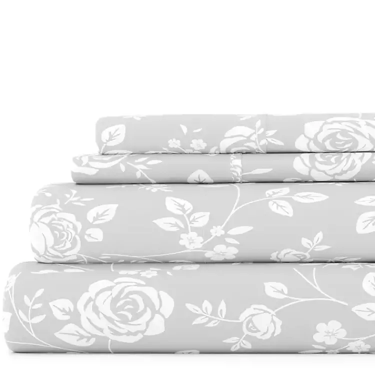 Kirklands Home Garden 4-pc. Full Sheet Set Gray
