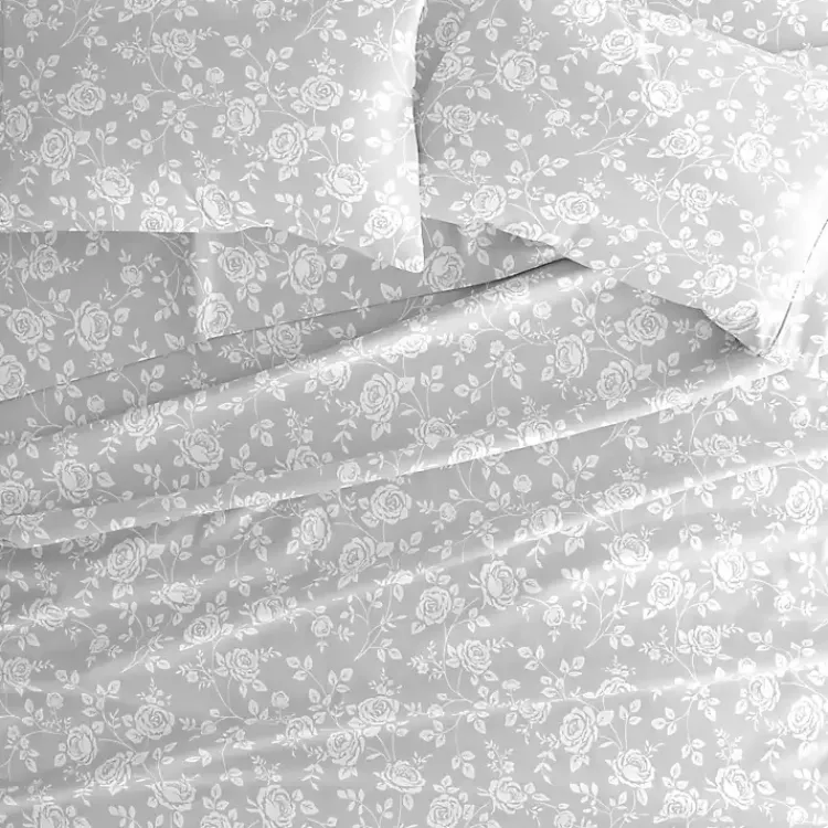 Kirklands Home Garden 4-pc. Full Sheet Set Gray