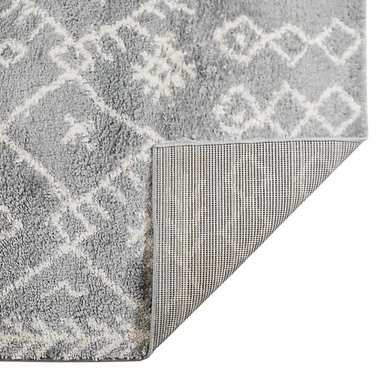 Kirklands Home Geometric Runner Gray
