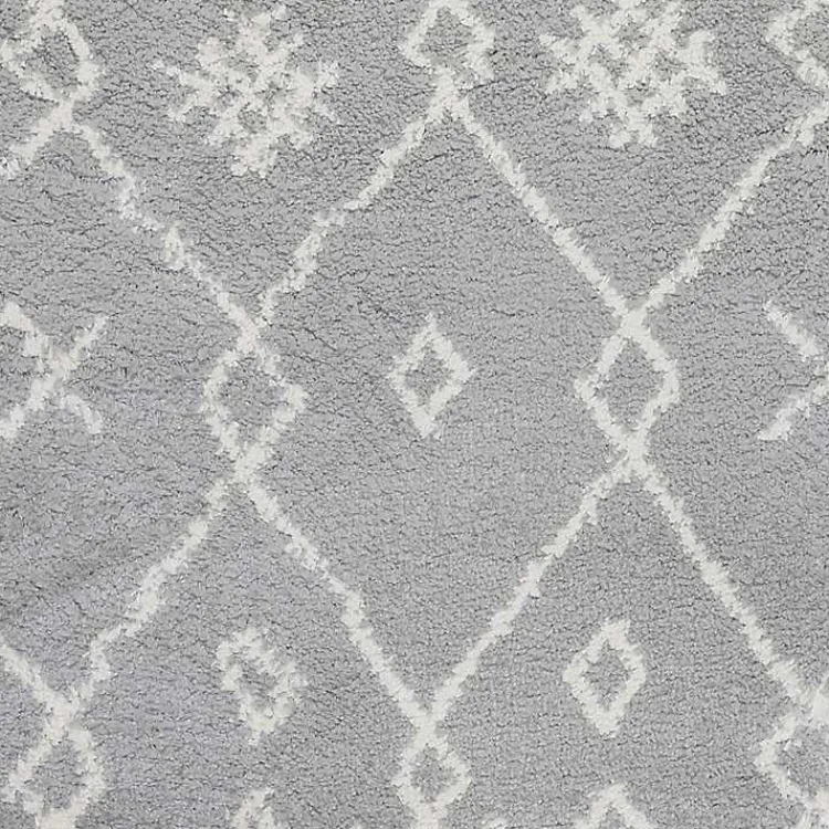 Kirklands Home Geometric Runner Gray
