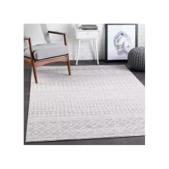 Kirklands Home Gray Global Pattern Area Rug, 5x7 Sale