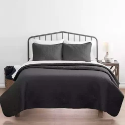 Kirklands Home Herring 3-pc. Queen Quilted Coverlet Set Gray Discount