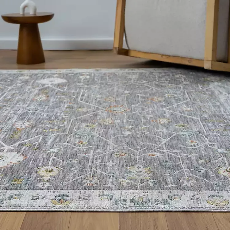 Kirklands Home Gray Ivory Area Rug, 7x9 Hot