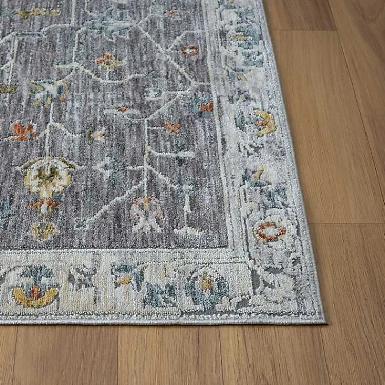 Kirklands Home Gray Ivory Area Rug, 7x9 Hot