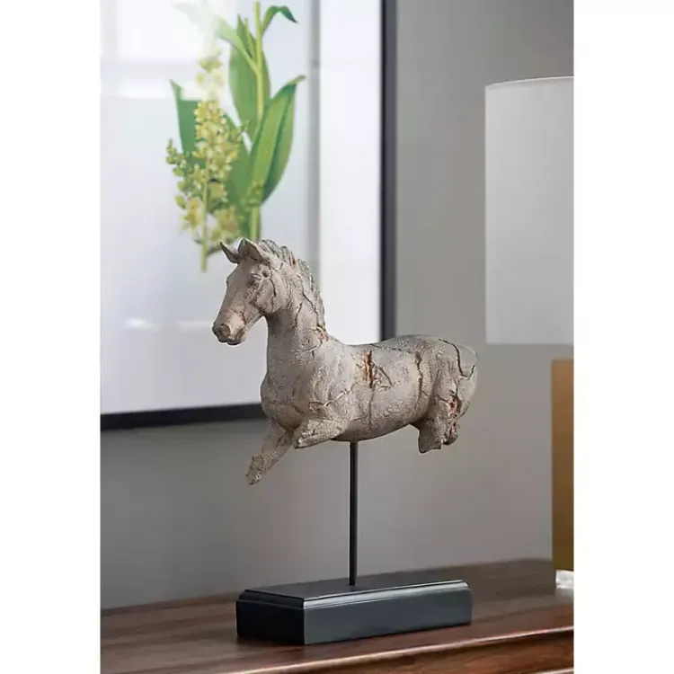 Statues & Figurines>Kirklands Home Gray Legless Horse Statue