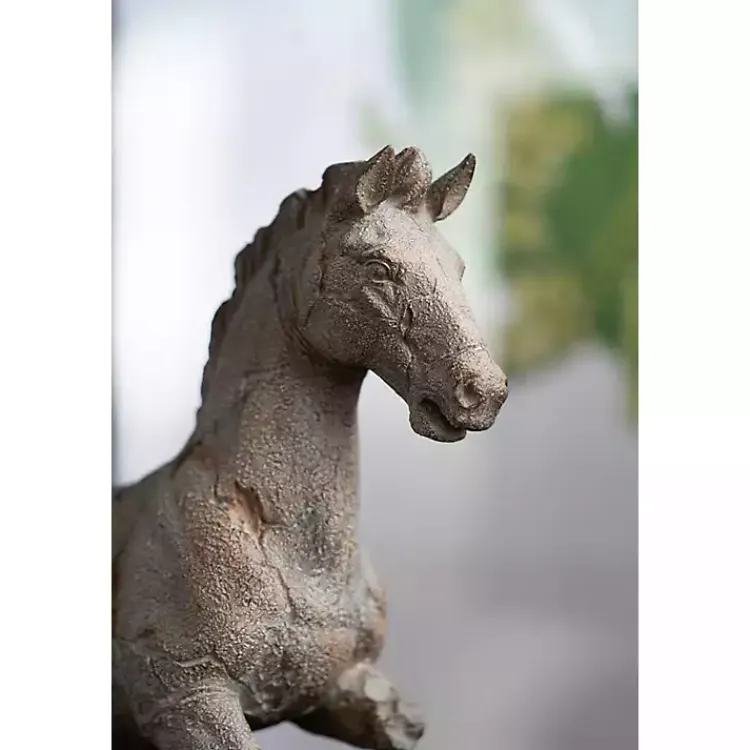 Statues & Figurines>Kirklands Home Gray Legless Horse Statue