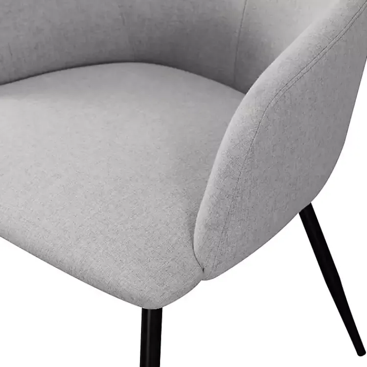 Kirklands Home Lily Upholstered Dining Chairs, Set of 2 Gray Hot