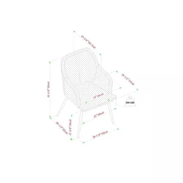 Kirklands Home Lily Upholstered Dining Chairs, Set of 2 Gray Hot