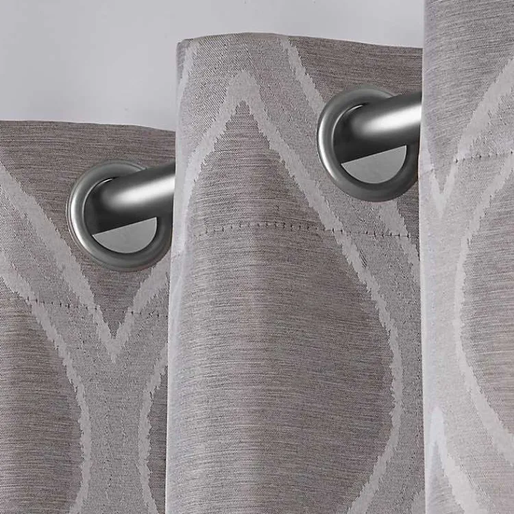 Kirklands Home Monte Curtain Panel Set, 84 in. Gray Best