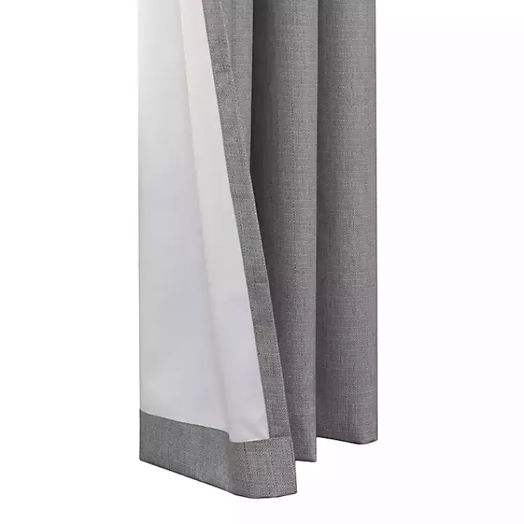 Kirklands Home Newberry Blackout Curtain Panel, 84 in. Gray Clearance