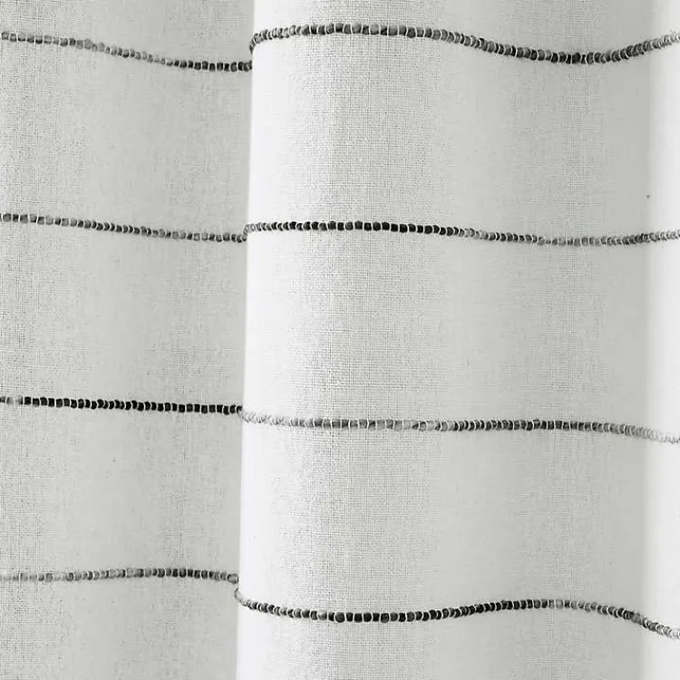 Kirklands Home Gray Ombre Stripe Curtain Panel Set, 95 in. Outlet
