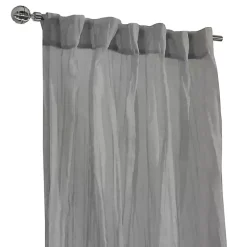 Kirklands Home Paloma Curtain Panel, 95 in. Gray New