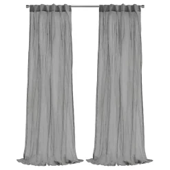 Kirklands Home Paloma Curtain Panel, 108 in. Gray Online