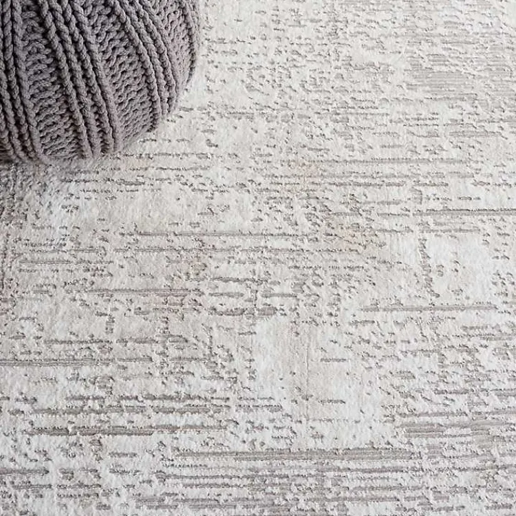 Kirklands Home Gray Parker Textured Area Rug, 5x7 Clearance