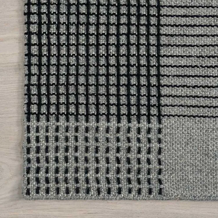 Kirklands Home Plaid Emily Henderson x RugsUSA Area Rug, 3x5 Gray Outlet