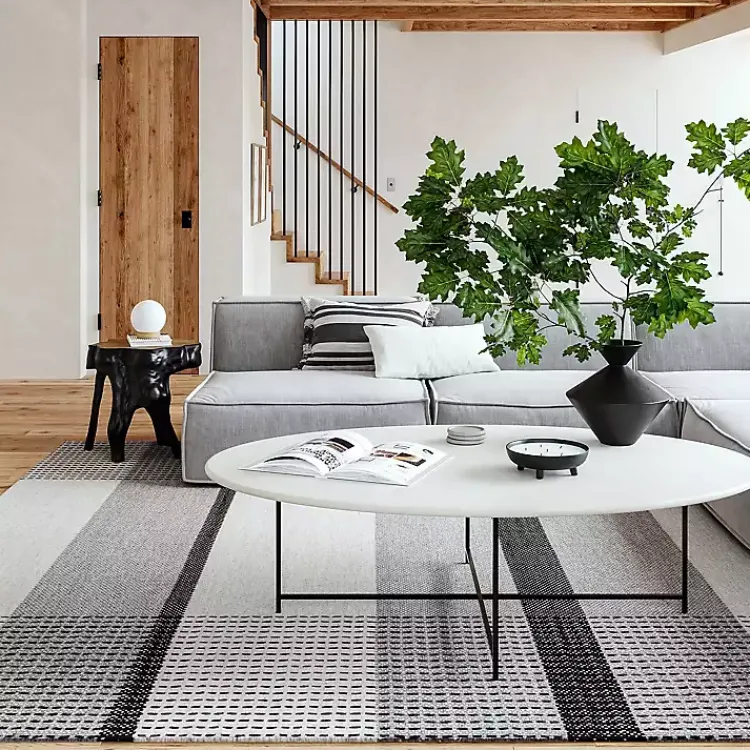 Kirklands Home Portland Emily Henderson x RugsUSA Rug, 5x8 Gray Outlet