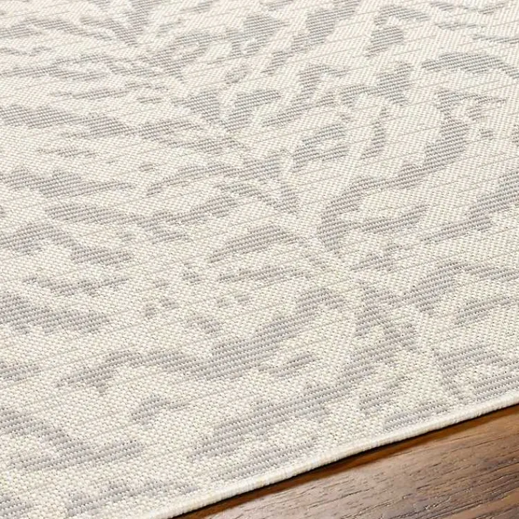 Kirklands Home Gray Ravello Outdoor Rug, 5x7 Best