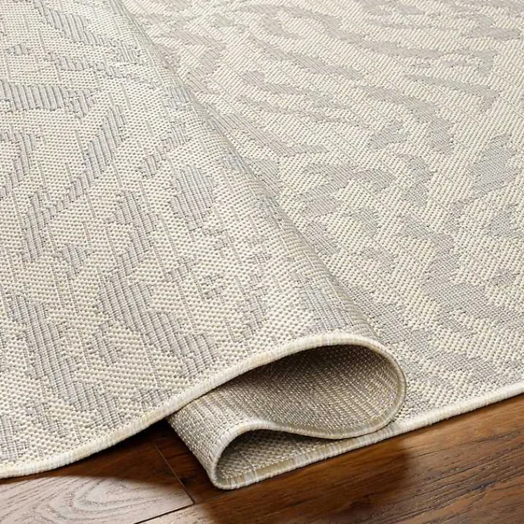 Kirklands Home Gray Ravello Outdoor Rug, 6x9 Outlet