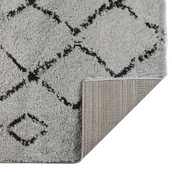 Kirklands Home Striped Diamond Area Rug, 5x8 Gray Sale