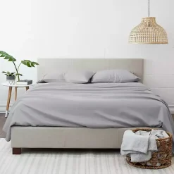 Kirklands Home Ultra Soft 4-pc. Full Sheet Set Gray New