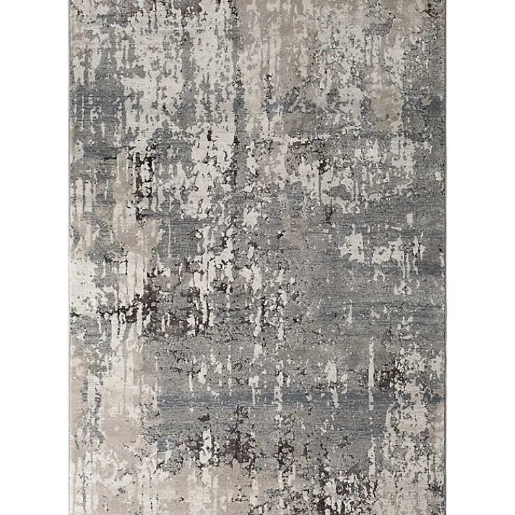 Kirklands Home Waters Abstract Area Rug, 5x7 Gray Discount