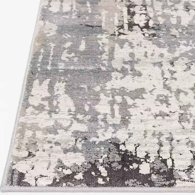 Kirklands Home Waters Abstract Area Rug, 5x7 Gray Discount