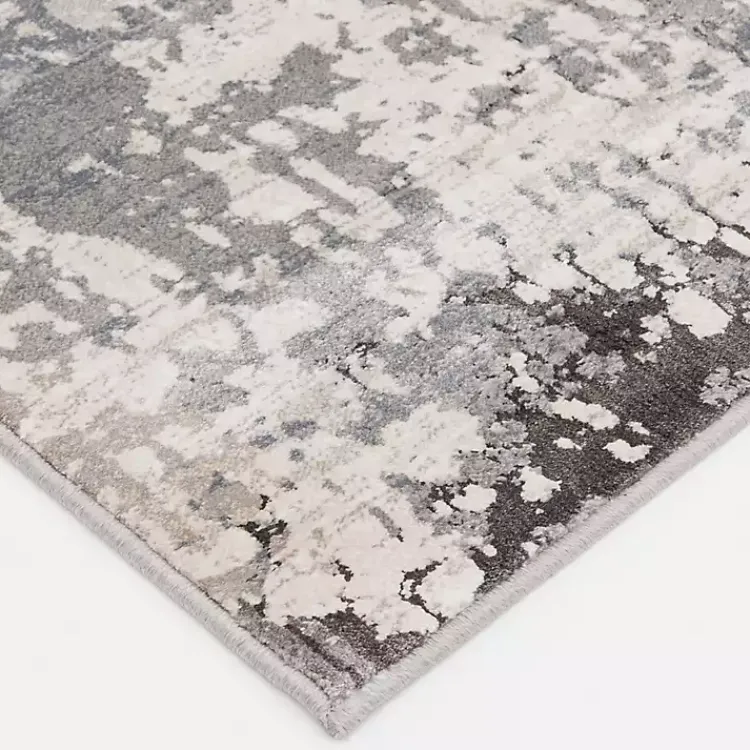 Kirklands Home Waters Abstract Area Rug, 5x7 Gray Discount