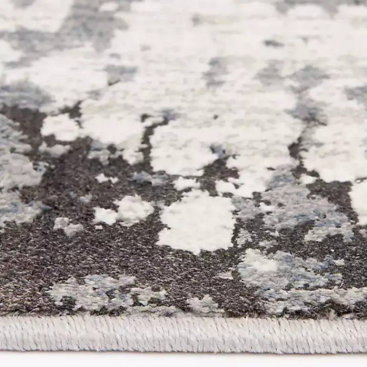 Kirklands Home Waters Abstract Area Rug, 5x7 Gray Discount