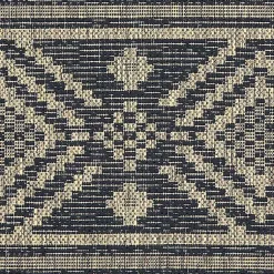 Kirklands Home Greek Key Sun Shower Outdoor Area Rug, 5x8 Discount