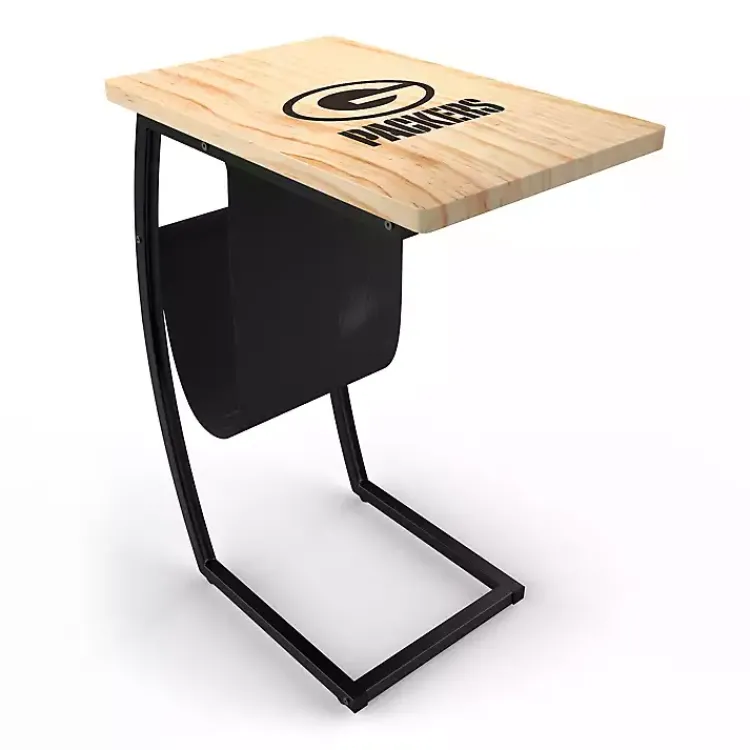 Kirklands Home Green Bay Packers Wood C-Table Tan Online
