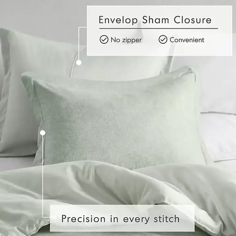 Kirklands Home Chambray 3-pc. Full/Queen Comforter Set Green Clearance