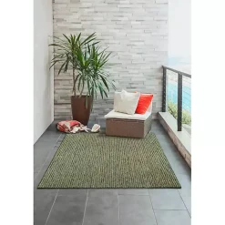 Kirklands Home Intertwine Indoor/Outdoor Area Rug, 7x9 Green