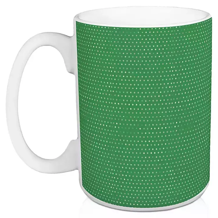 St Patricks Day Decorations>Kirklands Home Green Pinch Me I Dare You Mugs, Set of 2
