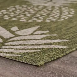 Kirklands Home Green Pineapple Outdoor Area Rug, 7x9 Online