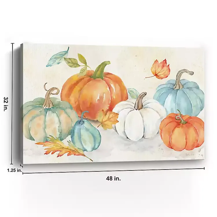 Fall>Kirklands Home Harvest Pumpkin Patch Canvas Art Print