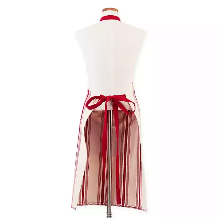Christmas Dining & Entertaining>Kirklands Home Ho Ho Ho Striped Christmas Apron