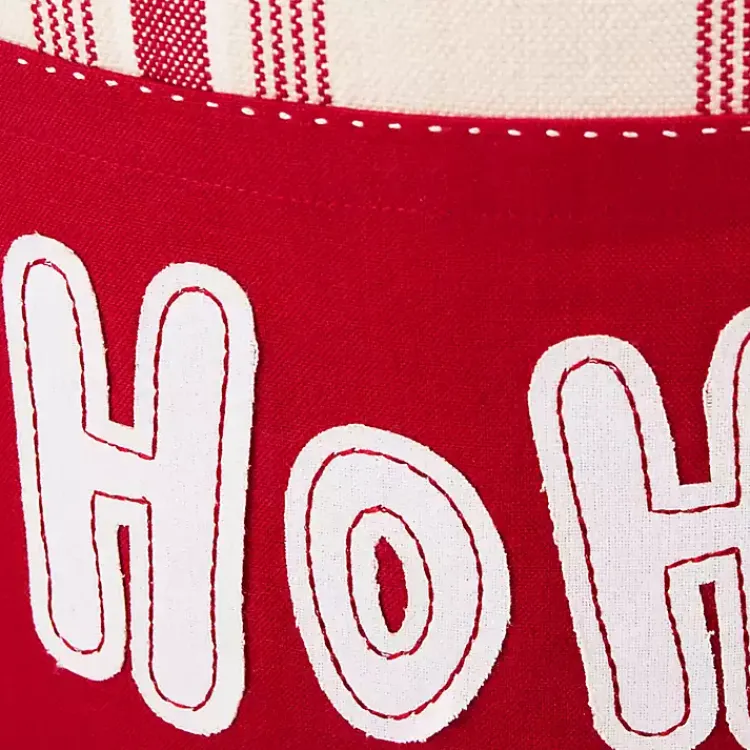 Christmas Dining & Entertaining>Kirklands Home Ho Ho Ho Striped Christmas Apron